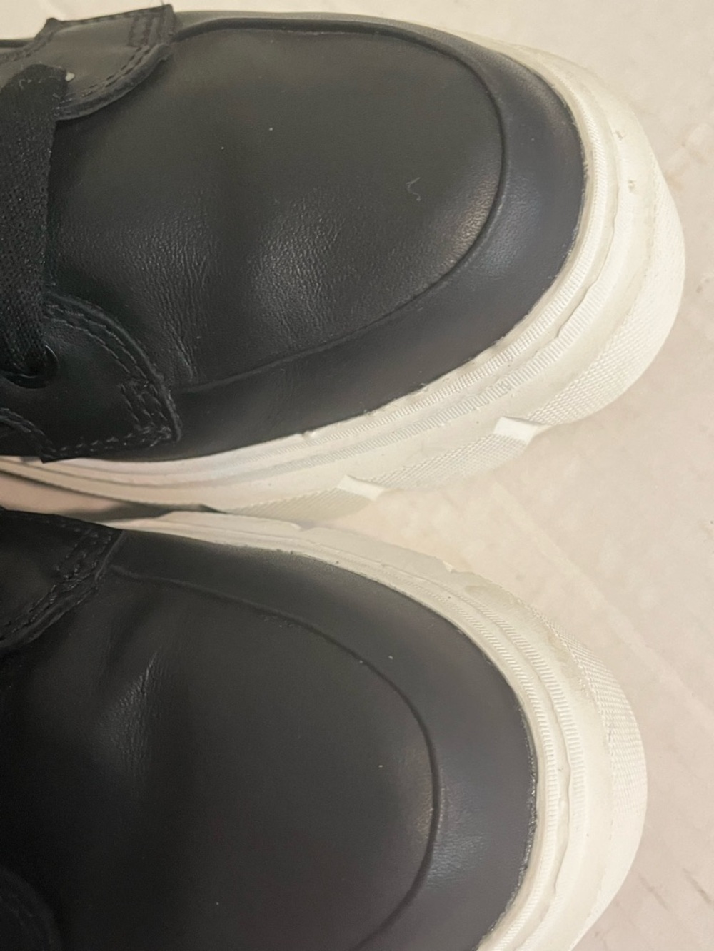Sorel Caribou X Chunky Platform Waterproof Black Leather Sneaker Size 7.5 - Picture 7 of 13